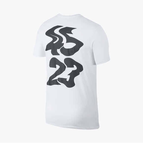 Nike Air Jordan Legacy AJ11 XI Retro 11 Concord T-Shirt BQ0260-100 (White/Black) - Picture 2 of 4